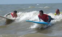 Surfen op de golfen