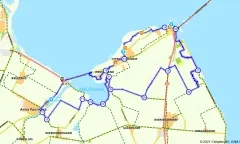 Route in Noord-Holland