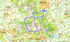 Route in Gelderland