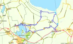 Route in Groningen