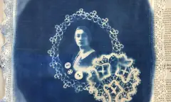 Cyanotype textiel