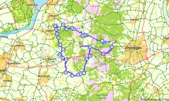 Route in Gelderland