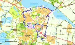 Route in Noord-Holland