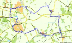 Route in Groningen