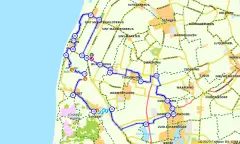 Route in Noord-Holland