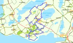 Route in Friesland