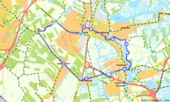 Route in Noord-Holland