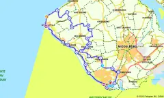 Route in Zeeland