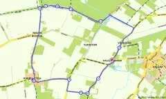 Route in Friesland