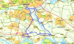 Route in Gelderland