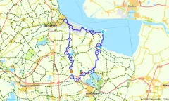 Route in Groningen