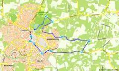 Route in Gelderland