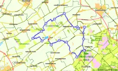 Route in Friesland