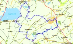 Route in Friesland