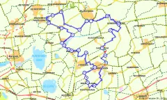 Route in Friesland