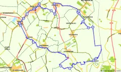 Route in Groningen