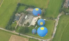 luchtballonvaart in groep