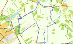 Route in Groningen