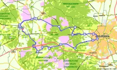 Route in Gelderland