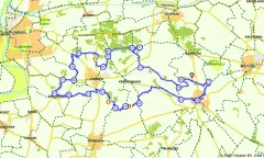 Route in Gelderland