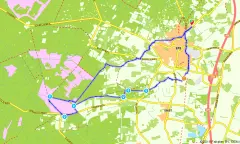 Route in Gelderland