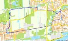 Route in Noord-Holland