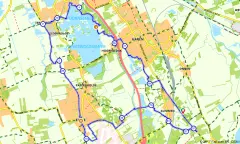 Route in Groningen