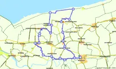 Route in Groningen