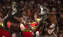 Gladiatoren in gevecht