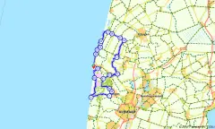 Route in Noord-Holland