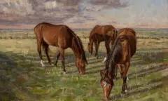 René Tweehuysen - Paarden op de kwelder