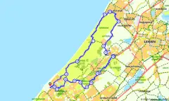 Route in Zuid-Holland