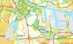 Route in Noord-Holland