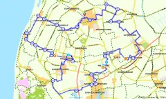 Route in Noord-Holland