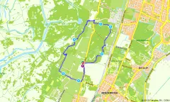 Route in Noord-Holland