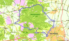 Route in Gelderland