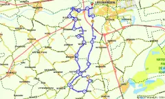 Route in Friesland