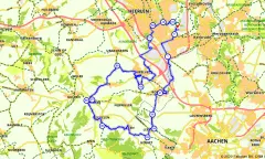 Route in Limburg