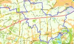 Route in het buitenland