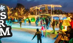 schaatsen in kerstsfeer