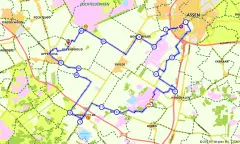 Route in Friesland