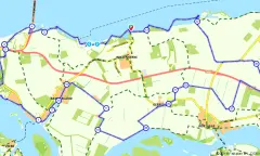 Route in Zeeland