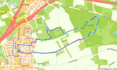 Route in Limburg