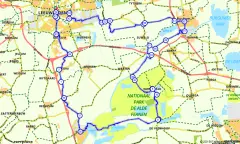 Route in Friesland