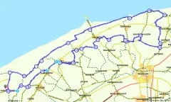 Route in Friesland