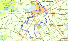 Route in Friesland