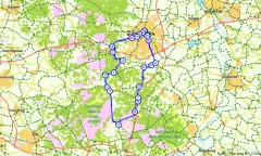 Route in Gelderland