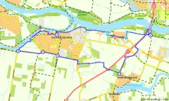 Route in Zuid-Holland