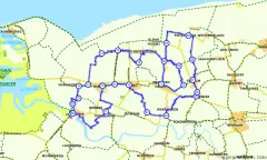 Route in Groningen