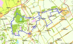 Route in Groningen